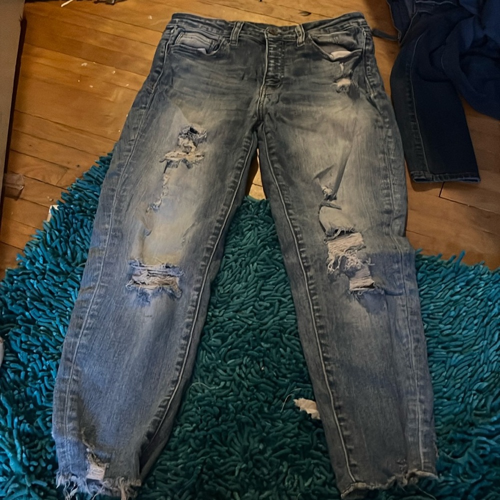 Light blue jeans